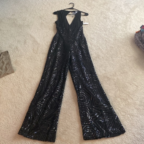 VENUS Pants - VENUS NWT beaded bling jumpsuit